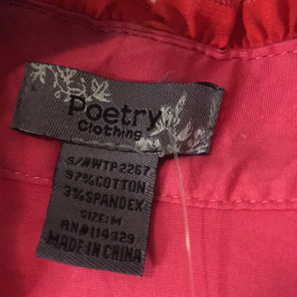 Poetry | Red Lace & Ruffles Top - Picture 3 of 13